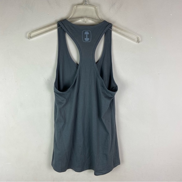 The Lift Box gray snake Leave Nothing to Chance gray muscle racer back T shirt - Picture 3 of 6